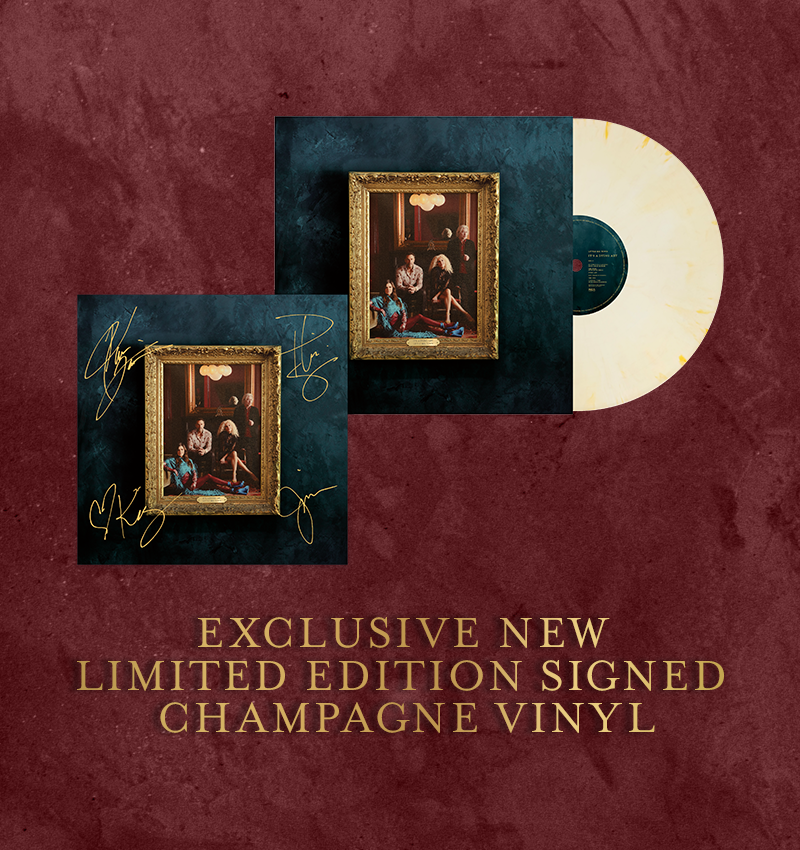 Champagne Signed Vinyl Banner
