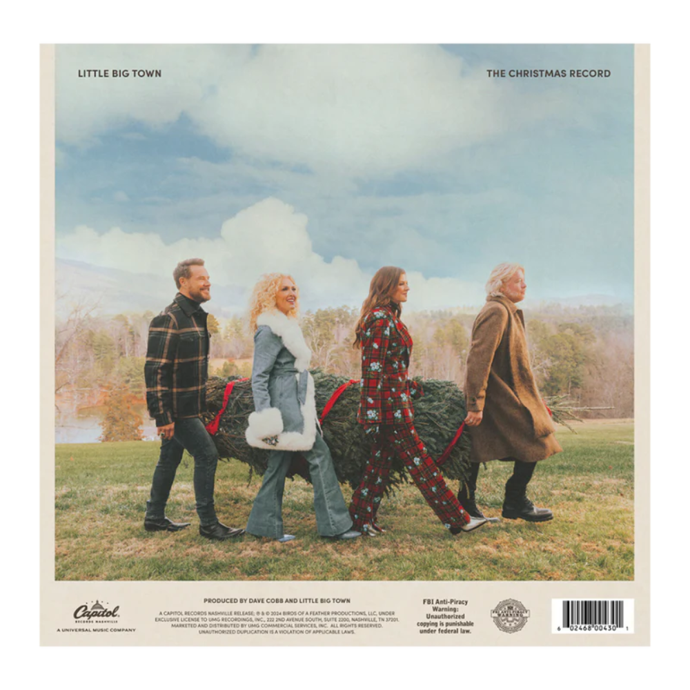 The Christmas Record (Half Opaque Bone + Translucent Red Vinyl-Signed) Back